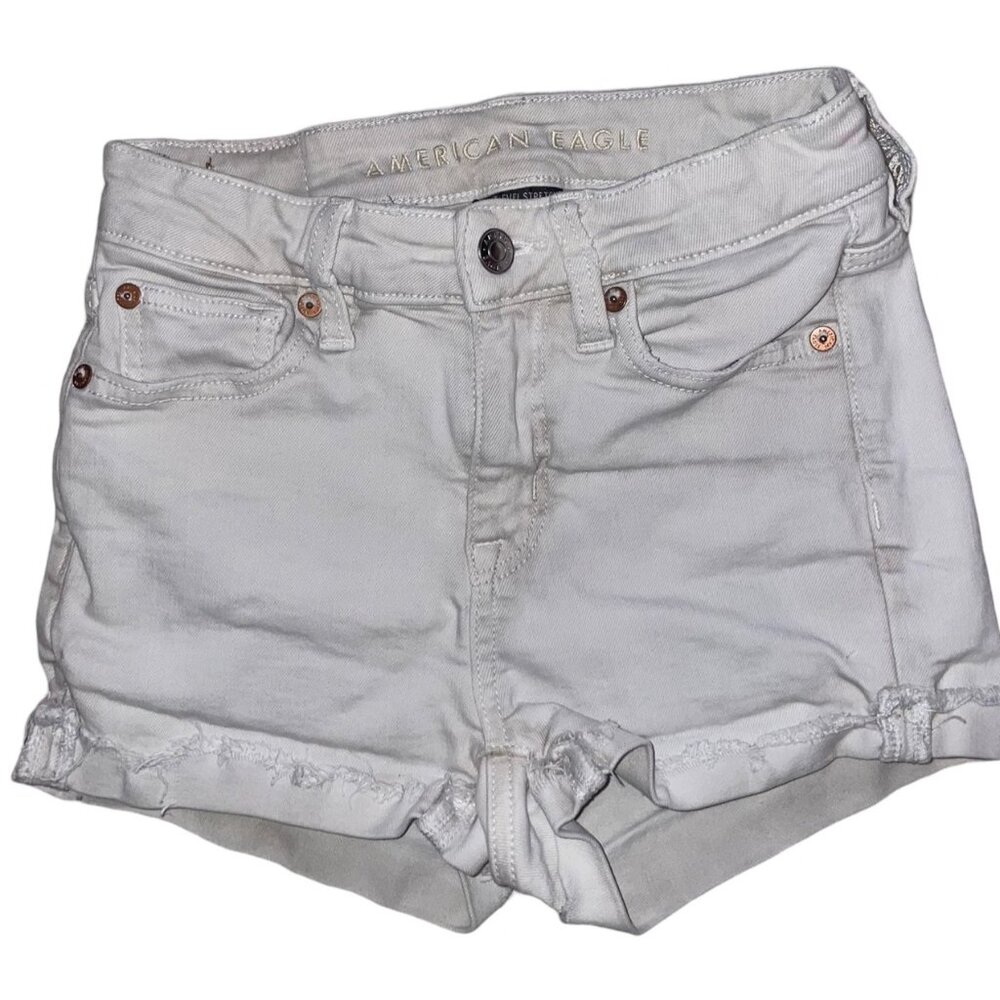 American Eagle Outfitters next level stretch white shorts 00